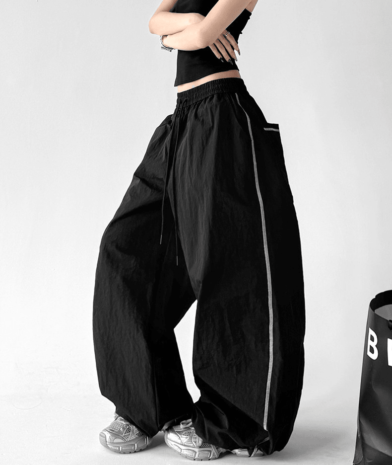 Reflective Piping Wide - Leg Track Pants – CT187 - COPPING THREADS - CT Select