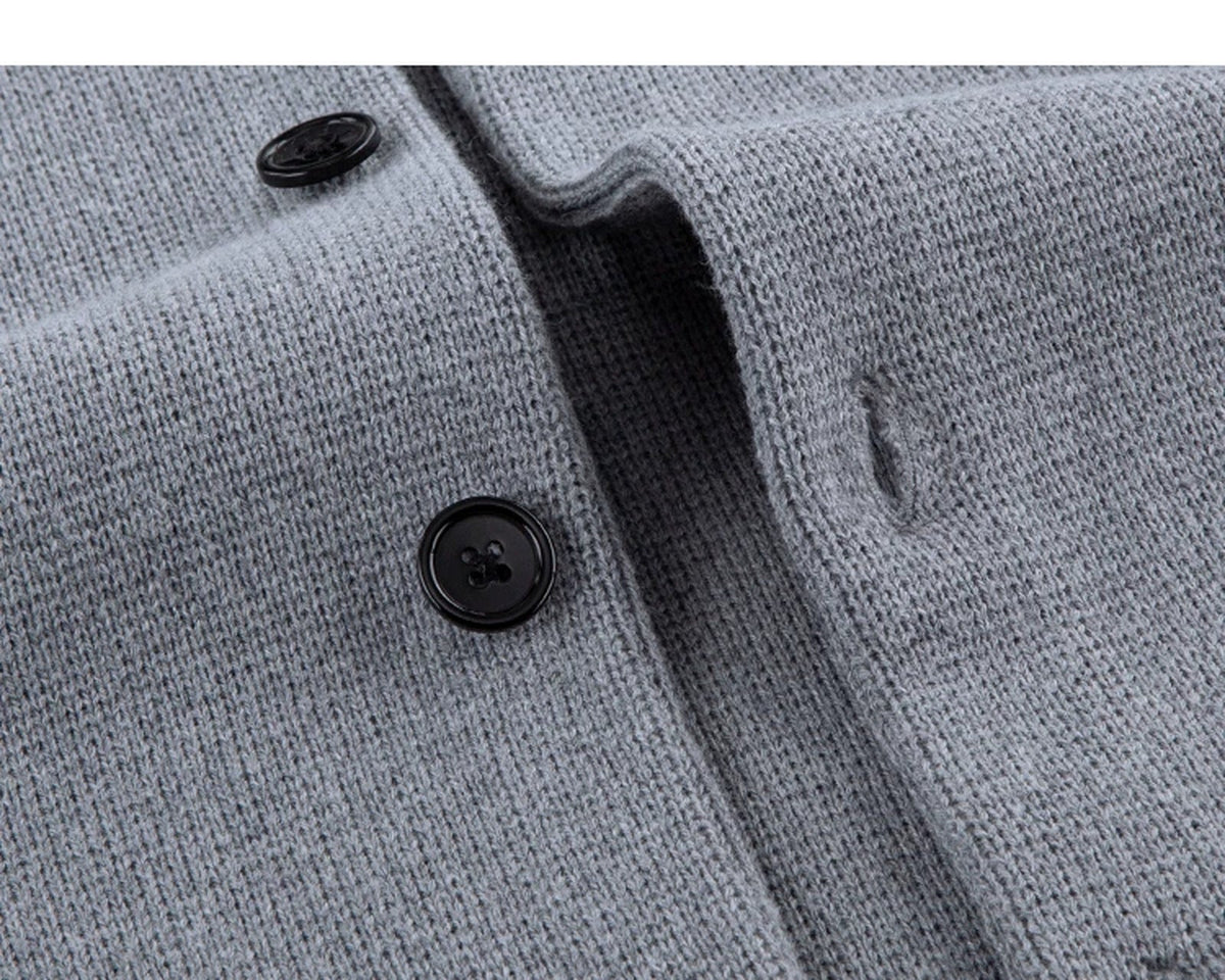 Relaxed Crewneck Cardigan - COPPING THREADS - IDLT