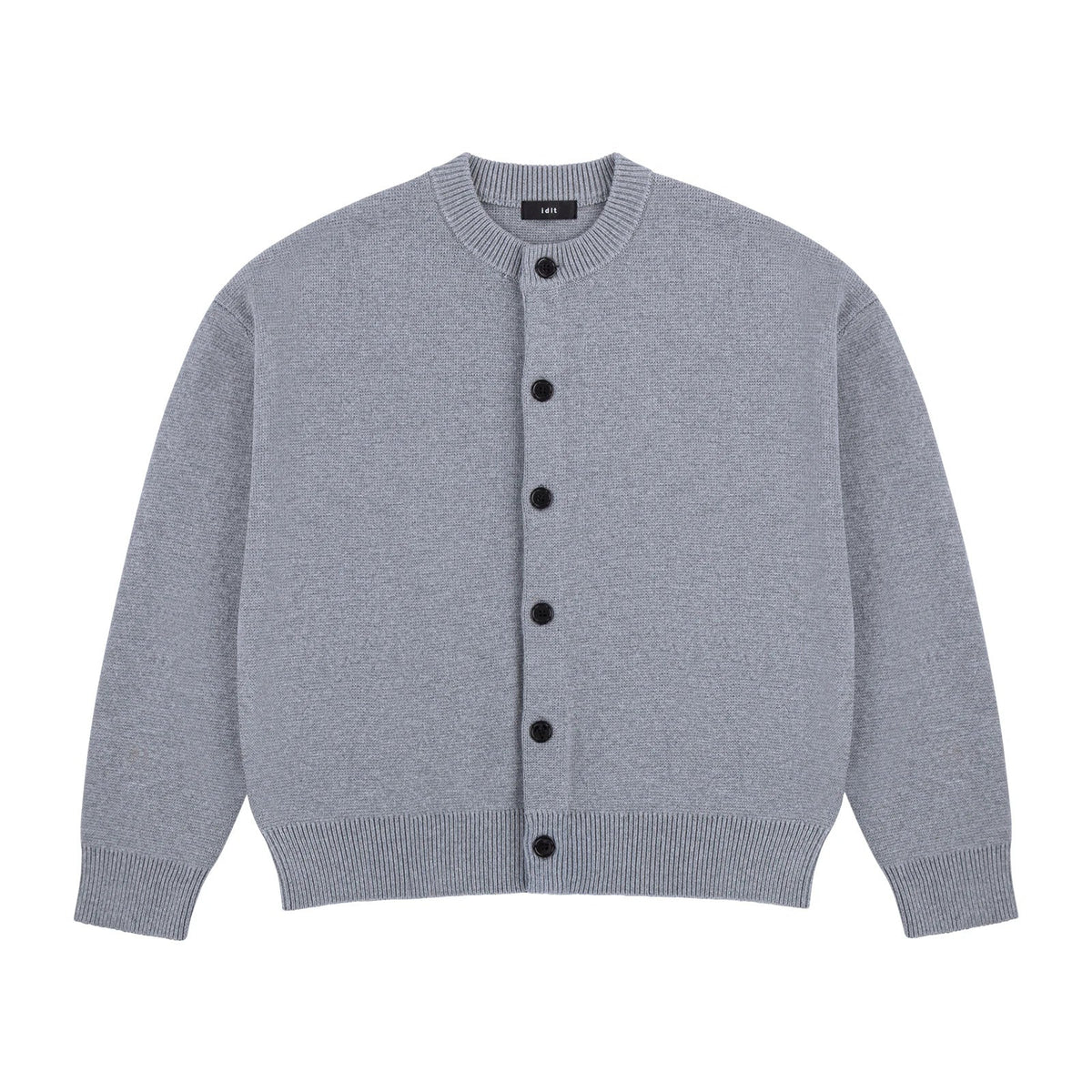 Relaxed Crewneck Cardigan - COPPING THREADS - IDLT