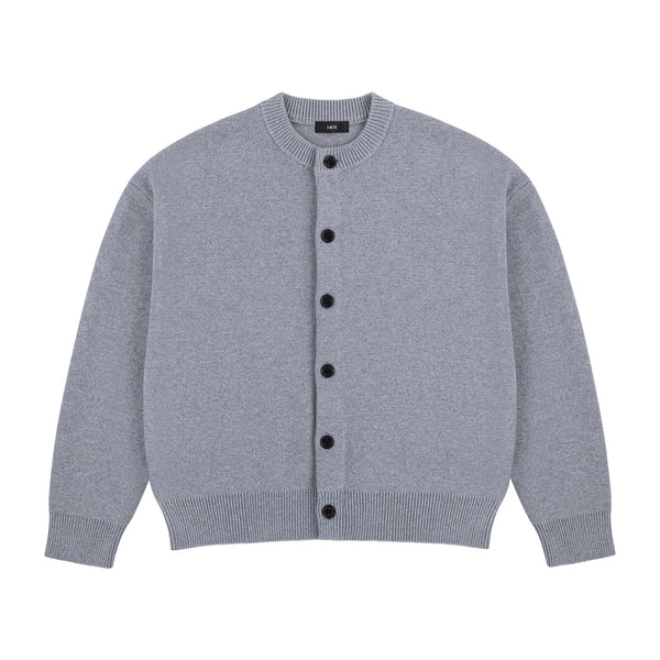 Relaxed Crewneck Cardigan - COPPING THREADS - IDLT