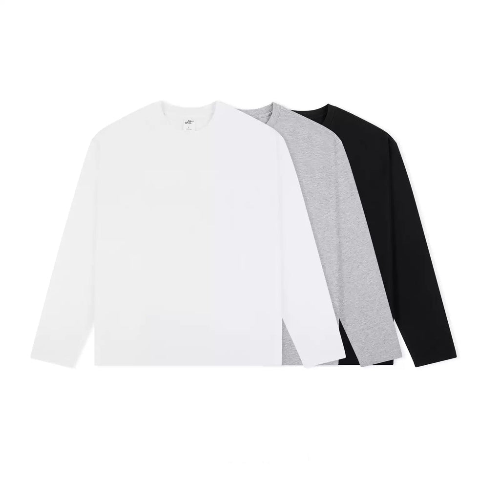Relaxed Crewneck Long-Sleeve Tee - COPPING THREADS - IDLT