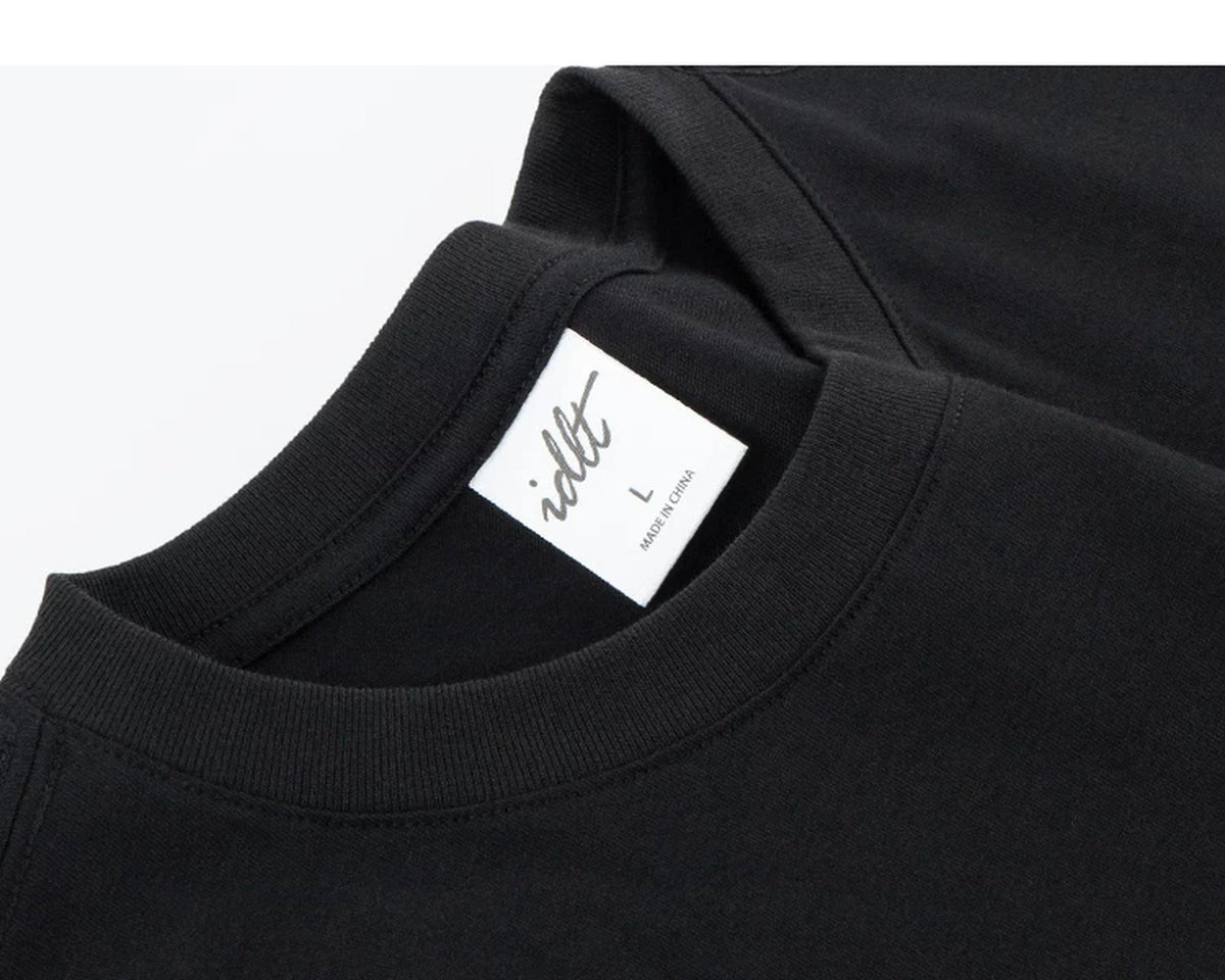 Relaxed Crewneck Long-Sleeve Tee - COPPING THREADS - IDLT