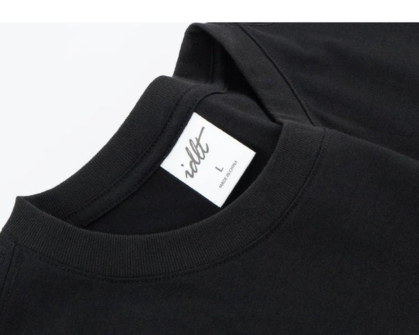 Relaxed Crewneck Long-Sleeve Tee - COPPING THREADS - IDLT