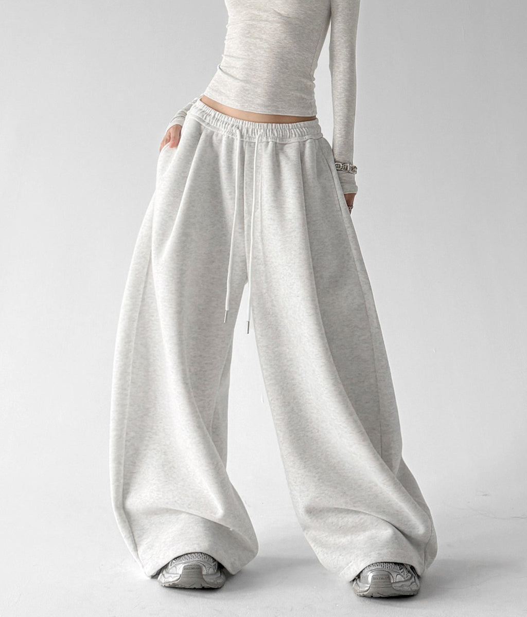 Relaxed Drawstring Wide-Leg Sweatpants - CT66216 - COPPING THREADS - CT ORIGINALS