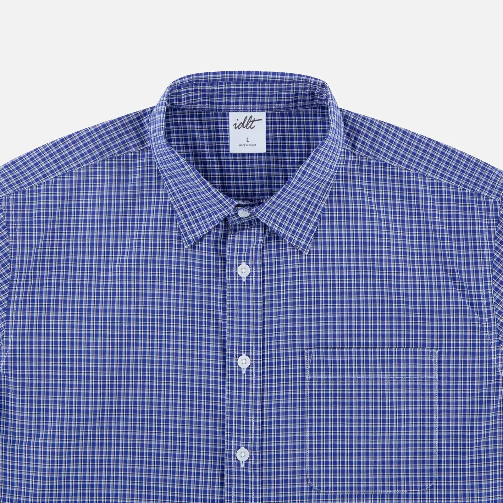 Relaxed Micro-Check Shirt Secondary image