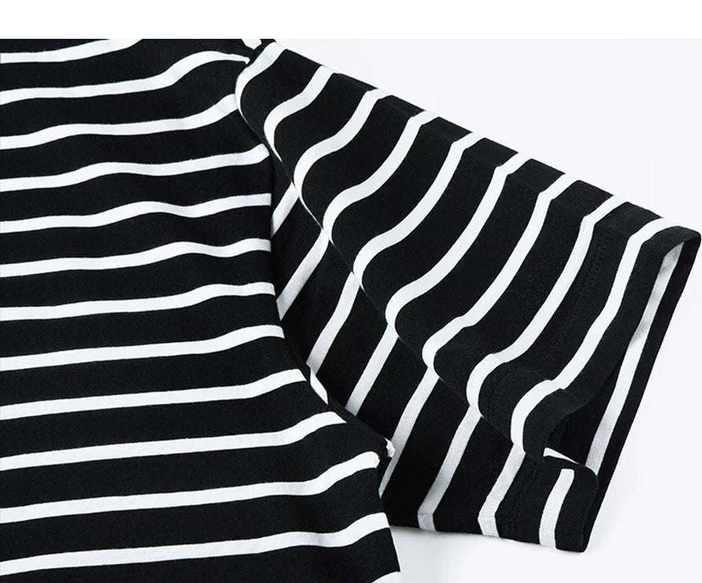 Relaxed Striped Tee - COPPING THREADS - IDLT
