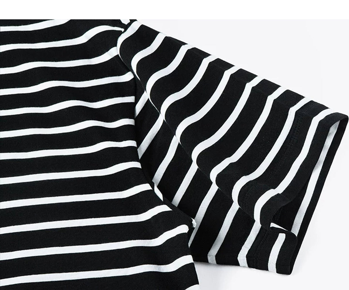 Relaxed Striped Tee - COPPING THREADS - IDLT
