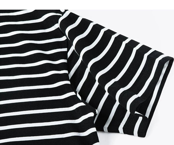 Relaxed Striped Tee - COPPING THREADS - IDLT