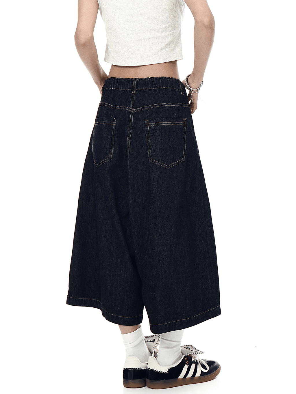 Removable Bandana Raw Denim Shorts - COPPING THREADS - CT Select