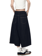 Removable Bandana Raw Denim Shorts - COPPING THREADS - CT Select