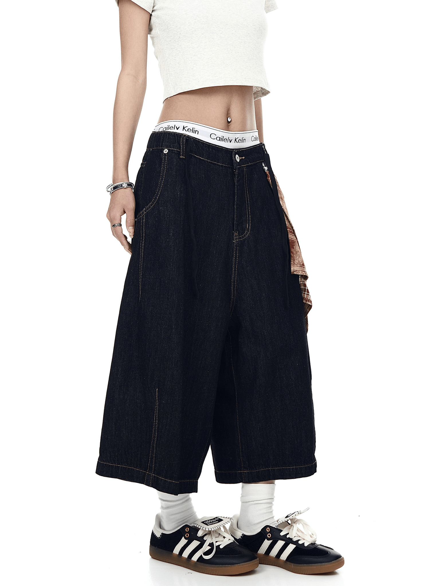 Removable Bandana Raw Denim Shorts - COPPING THREADS - CT Select