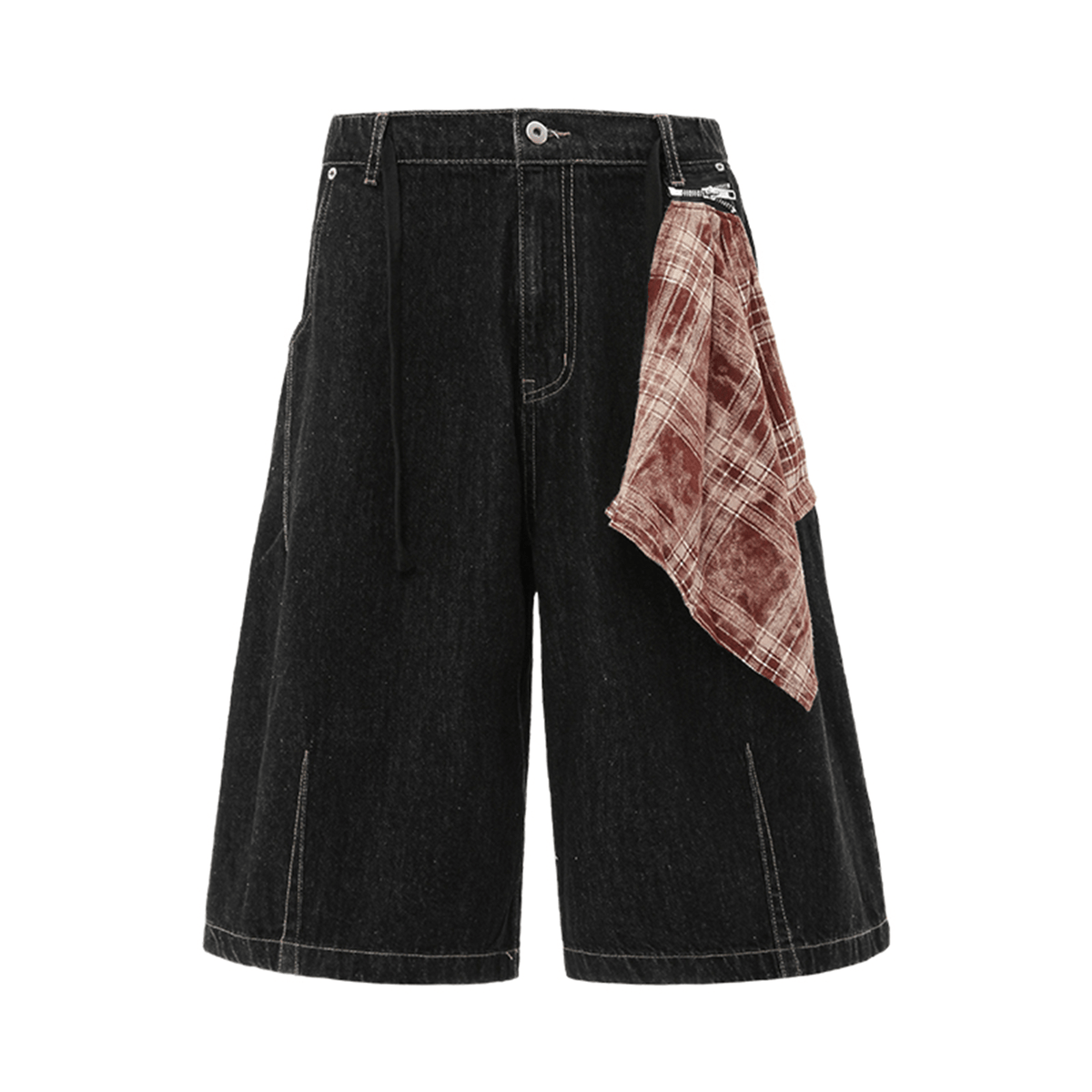 Removable Bandana Raw Denim Shorts - COPPING THREADS - CT Select
