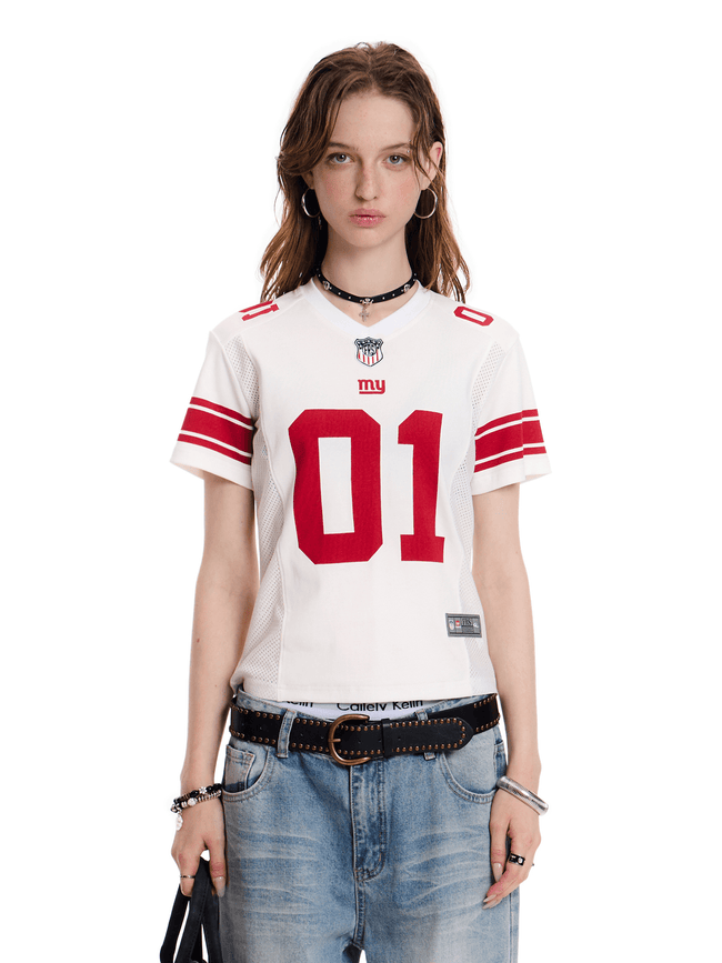 Retro 01 Mesh Jersey Tee - COPPING THREADS - 0123Start Hover Image