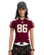 Retro #86 Embroidered Jersey Tee - COPPING THREADS - CT Select