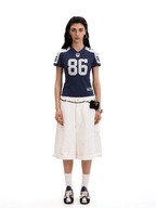Retro #86 Embroidered Jersey Tee - COPPING THREADS - CT Select