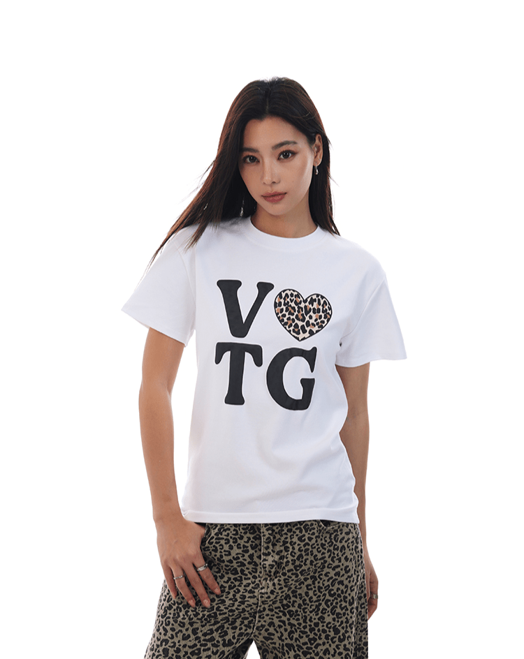 Retro Americana Heart & Lettering Graphic Tee - COPPING THREADS - CT Select