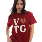 Retro Americana Heart & Lettering Graphic Tee - COPPING THREADS - CT Select