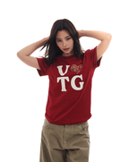 Retro Americana Heart & Lettering Graphic Tee - COPPING THREADS - CT Select