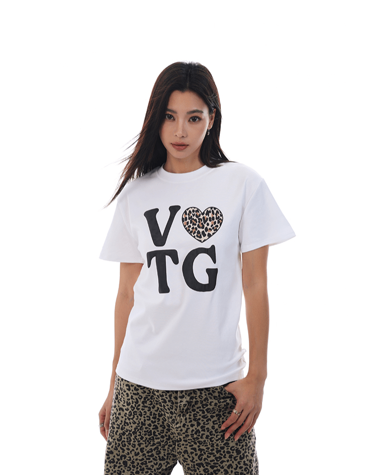 Retro Americana Heart & Lettering Graphic Tee - COPPING THREADS - CT Select