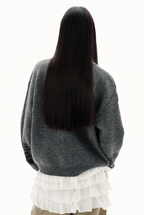 Retro Antler Jacquard Fair Isle Toggle Knit Cardigan - COPPING THREADS - CHICISLAND