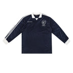 Retro Blockcore Striped Jersey Sweatshirt - COPPING THREADS - CHICISLAND