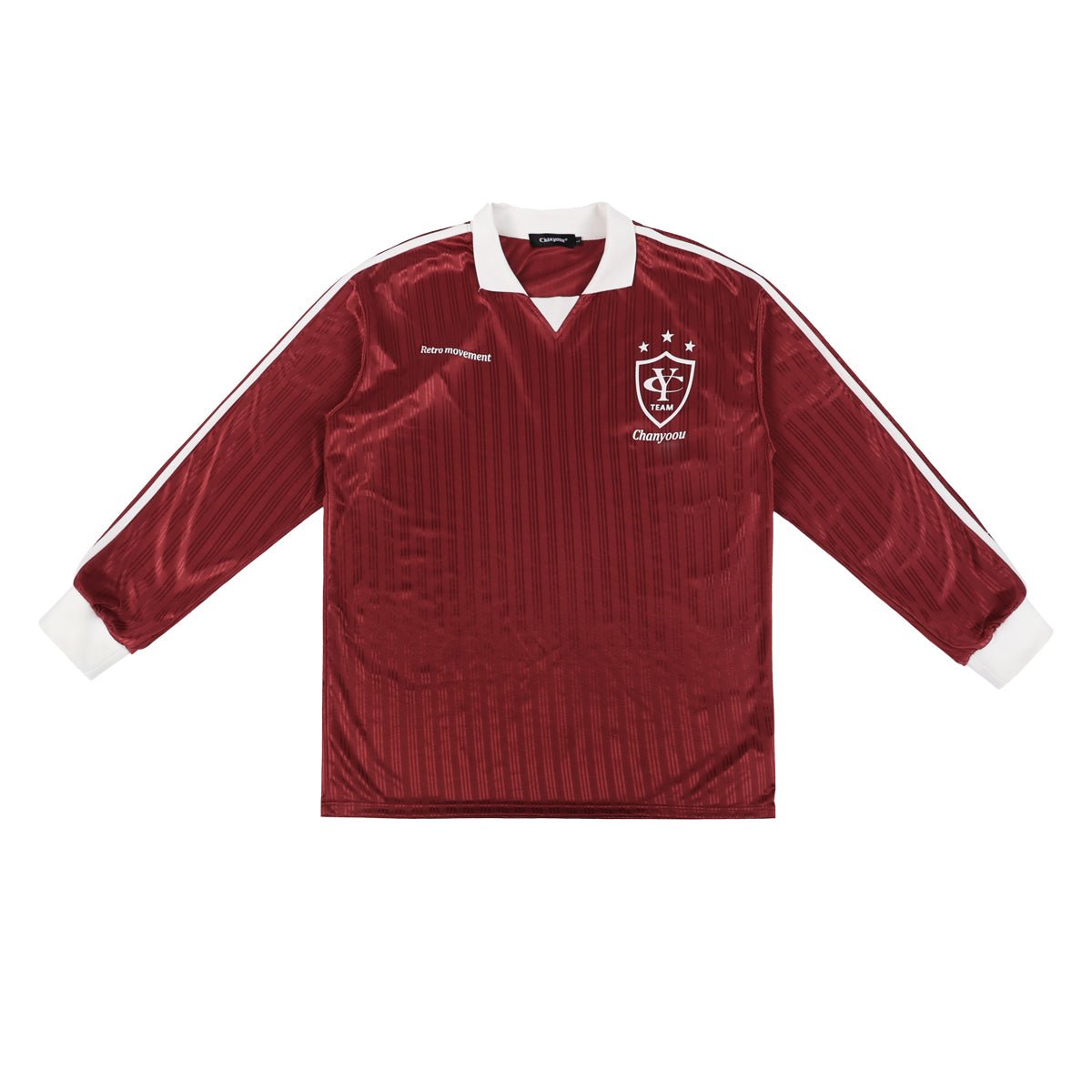 Retro Blockcore Striped Jersey Sweatshirt - COPPING THREADS - CHICISLAND