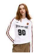 Retro Blokette Striped Long Sleeve Jersey Tee - COPPING THREADS - CHICISLAND