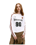 Retro Blokette Striped Long Sleeve Jersey Tee - COPPING THREADS - CHICISLAND