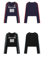 Retro Blokette Striped Long Sleeve Jersey Tee - COPPING THREADS - CHICISLAND