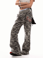 Retro Camo Flared Sweatpants - COPPING THREADS - CT Select