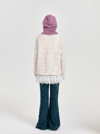 Retro Cartoon Heart Graffiti Crewneck Sweater - COPPING THREADS - CT Select