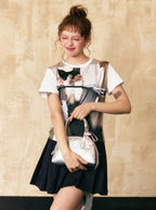 Retro Cat Print Tee - COPPING THREADS - CHICISLAND