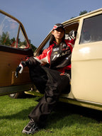 Retro Contrast Stitching Racing Jacket - COPPING THREADS - Harsh and Cruel