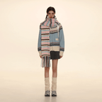 Retro Crew Neck Zip - Up Knit Cardigan Sweater - COPPING THREADS - MOROMORO