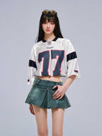 Retro Cropped Quick - Dry Jersey Tee - COPPING THREADS - CT Select