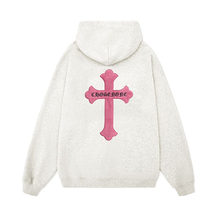 Retro Cross Puff Print Hoodie - COPPING THREADS - CT Select
