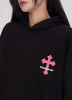 Retro Cross Puff Print Hoodie - COPPING THREADS - CT Select