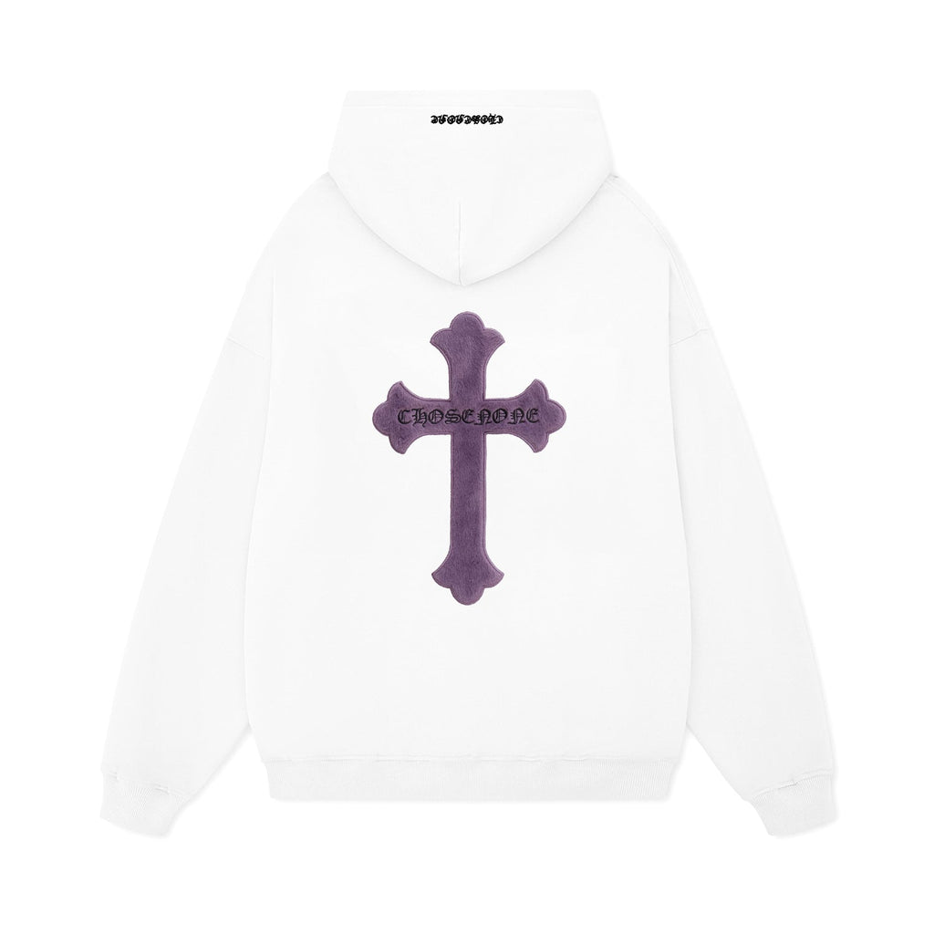 Retro Cross Puff Print Hoodie - COPPING THREADS - CT Select