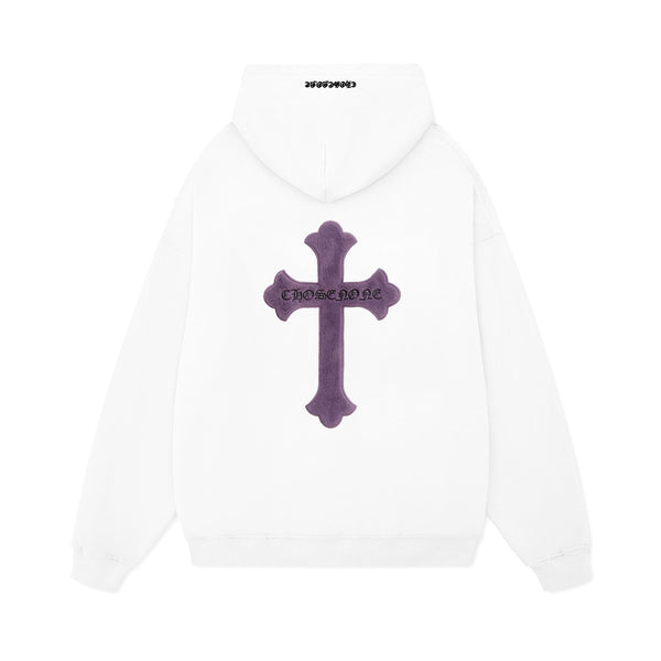 Retro Cross Puff Print Hoodie - COPPING THREADS - CT Select