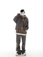 Retro Deconstructed Wrinkle Flared Denim - COPPING THREADS - CHICISLAND