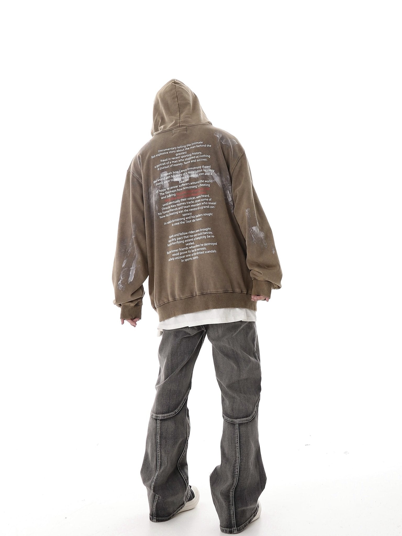 Retro Deconstructed Wrinkle Flared Denim - COPPING THREADS - CHICISLAND