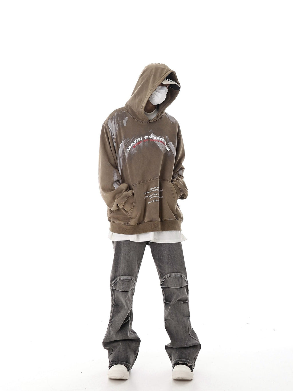 Retro Deconstructed Wrinkle Flared Denim - COPPING THREADS - CHICISLAND