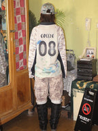 Retro Dog Print Sports Polo Shirt - COPPING THREADS - ARTMONSTER