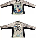 Retro Dog Print Sports Polo Shirt - COPPING THREADS - ARTMONSTER