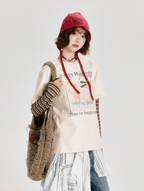 Retro Faux Layered Striped Graphic Long Sleeve Tee - COPPING THREADS - CT Select