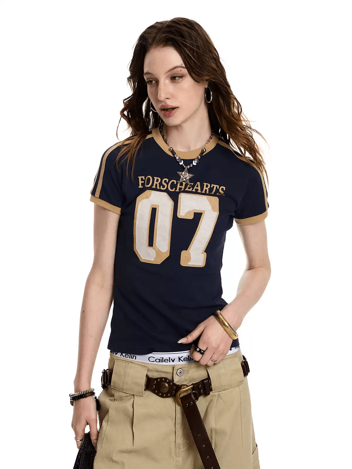 Retro Fitted Varsity Tee - COPPING THREADS - CT Select