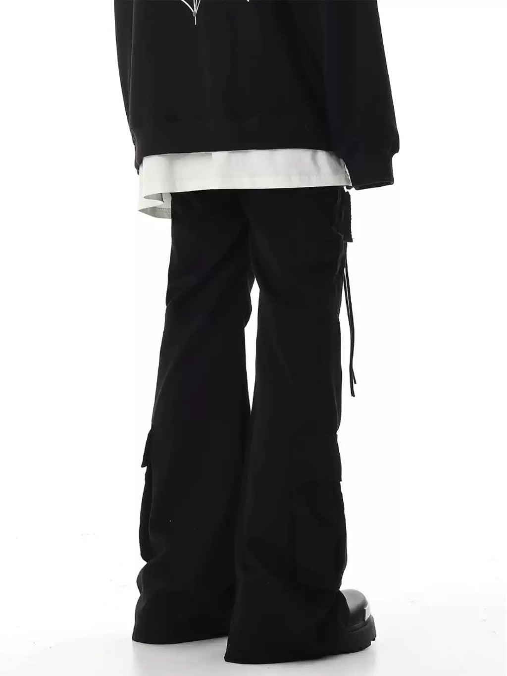 Retro Flared Cargo Pants - COPPING THREADS - CHICISLAND