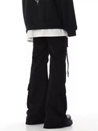 Retro Flared Cargo Pants - COPPING THREADS - CHICISLAND