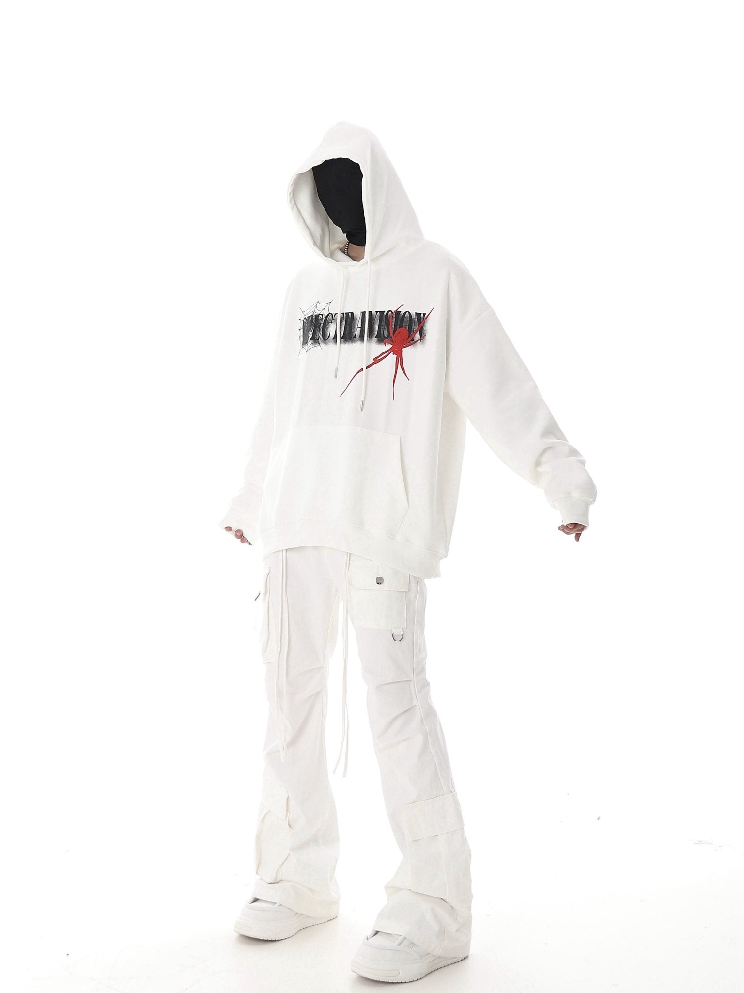 Retro Flared Cargo Pants - COPPING THREADS - CHICISLAND