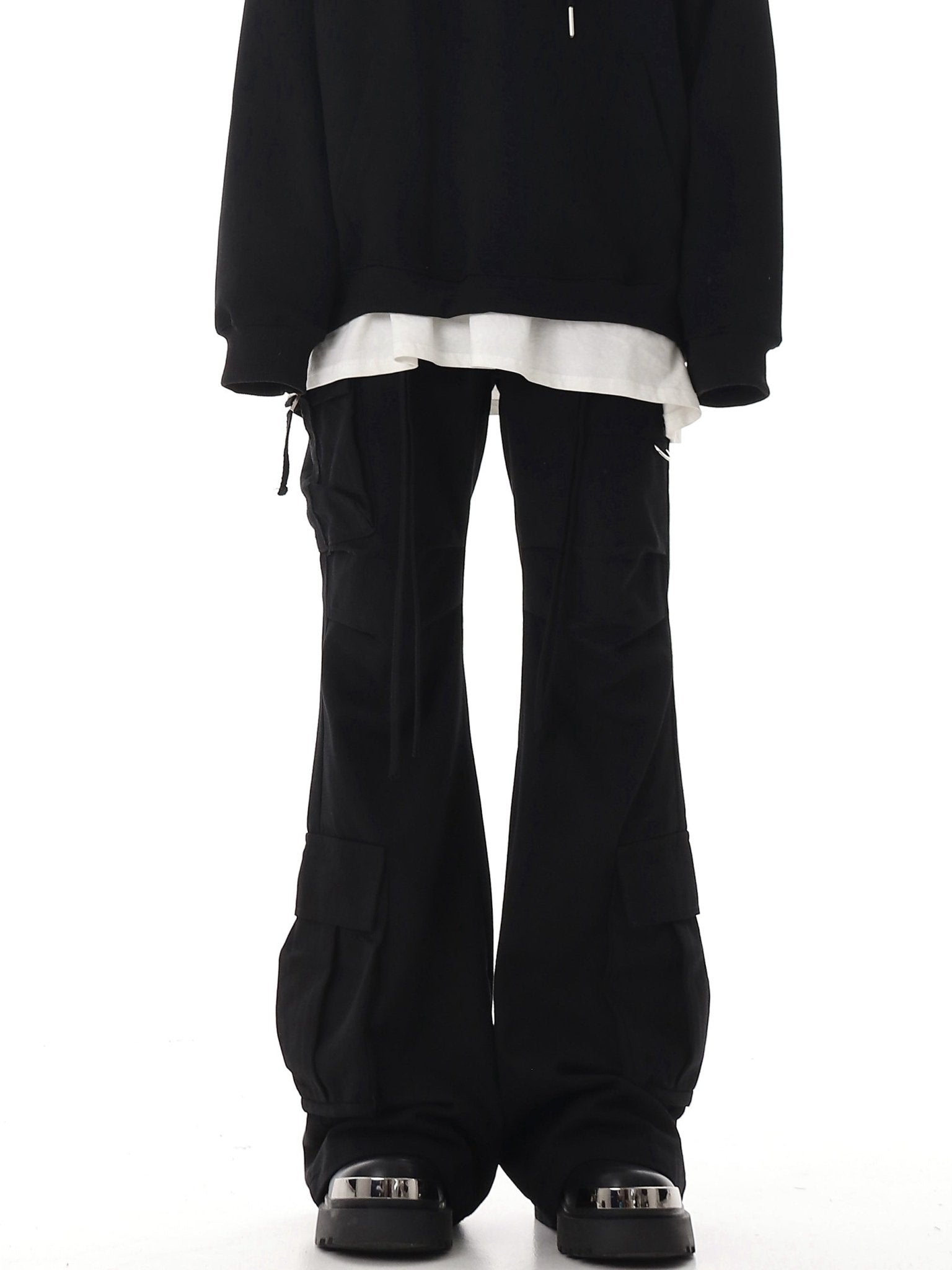 Retro Flared Cargo Pants - COPPING THREADS - CHICISLAND